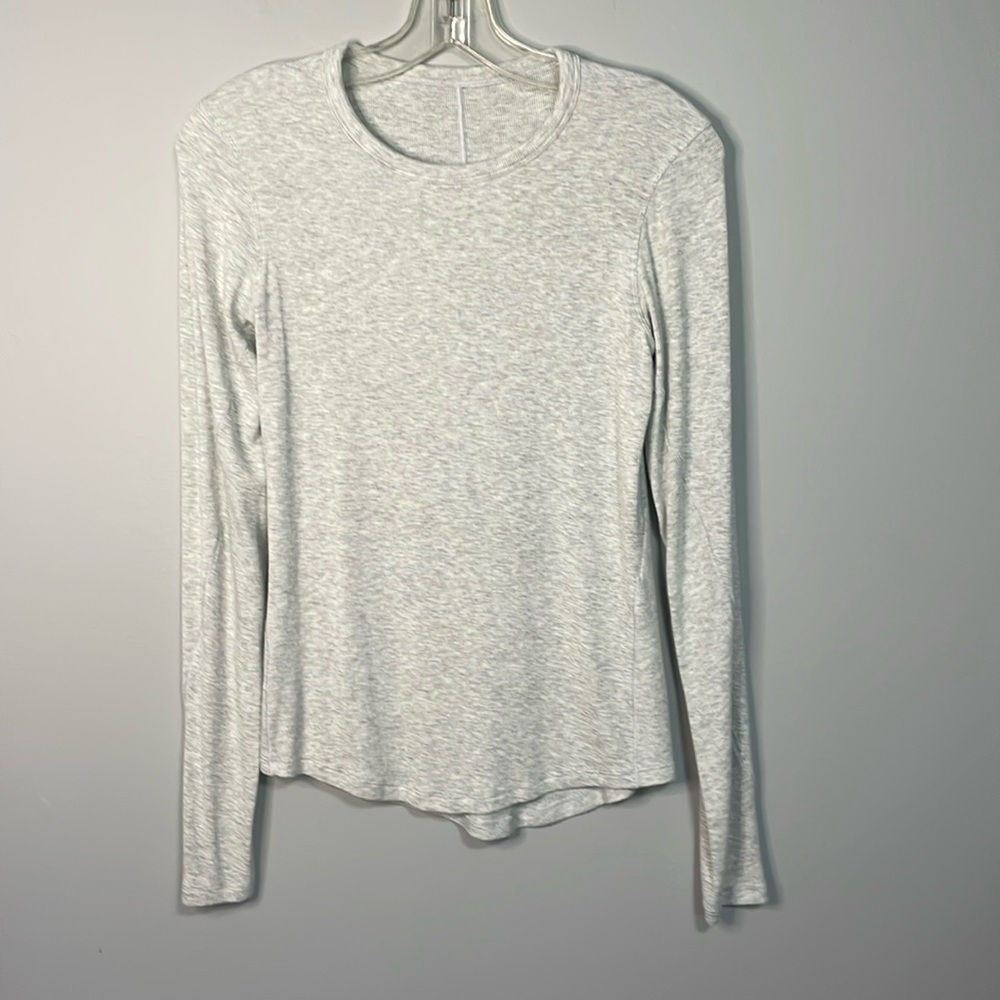 Lululemon Hold Tight Long Sleeve Ribbed Shirt Size 10